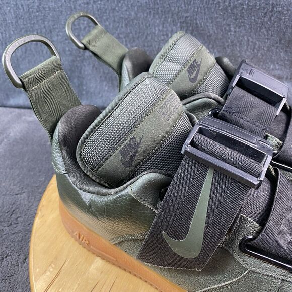 Nike Air Force1 Low Utility Sequoia Men 10.5 Hunter Green Gum Sole AF1 AJ7747300 main image 5